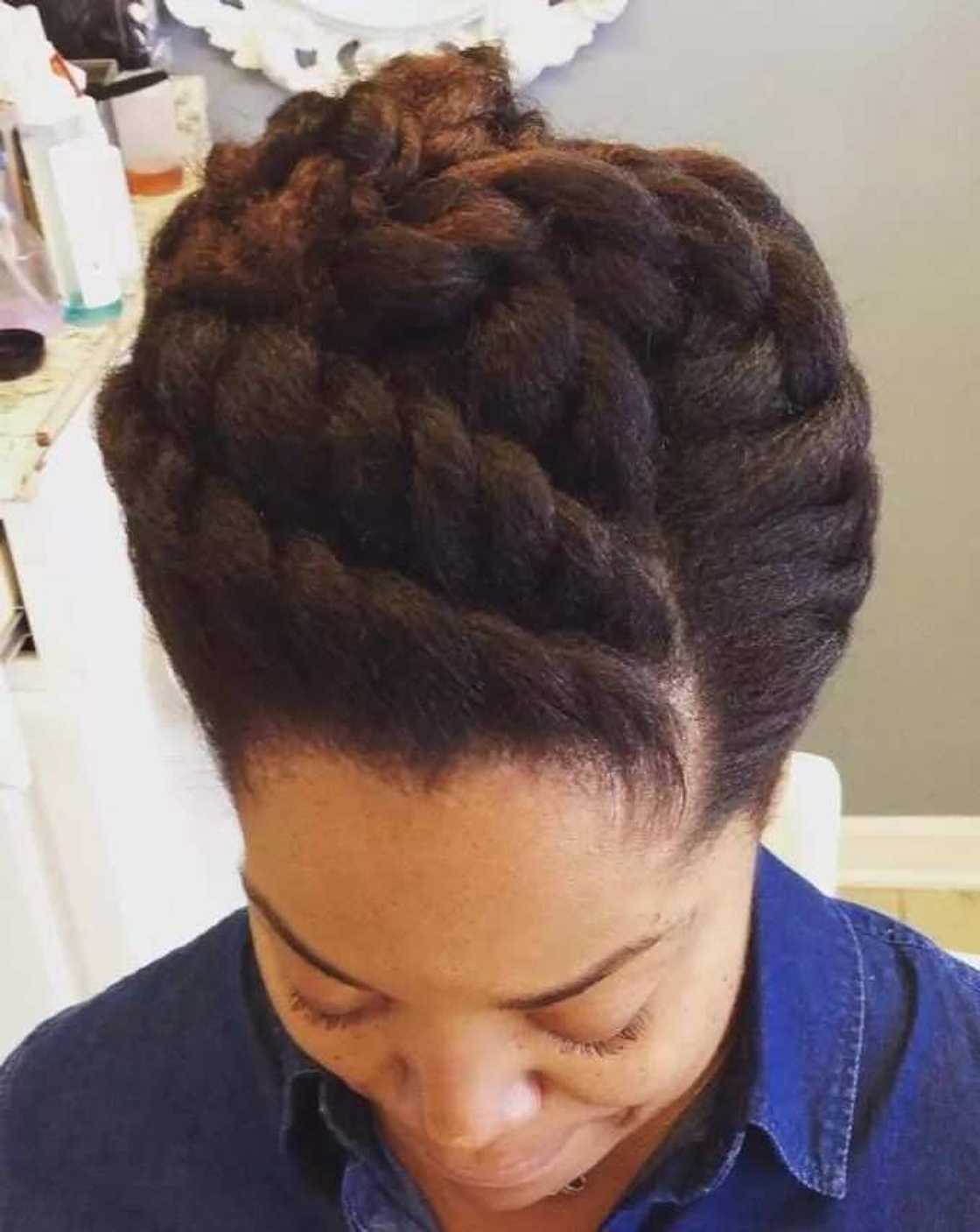twist updo twist updo