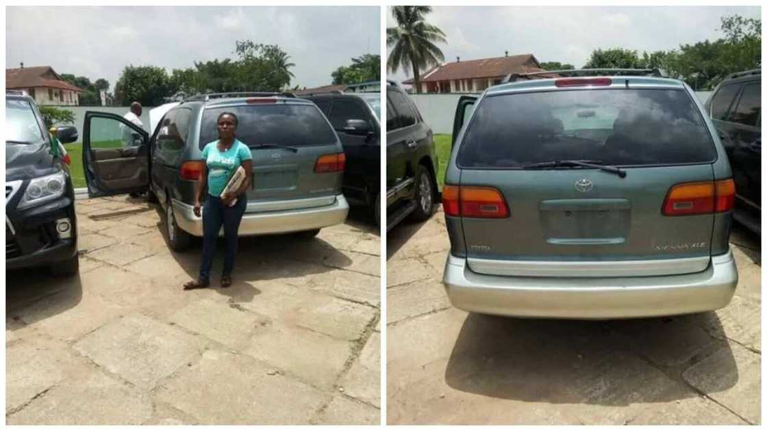 Gov Ikpeazu gifts pregnant commercial bus driver brand new car in Abia state (photos) Gov Ikpeazu gifts pregnant commercial bus driver brand new car in Abia state (photos)