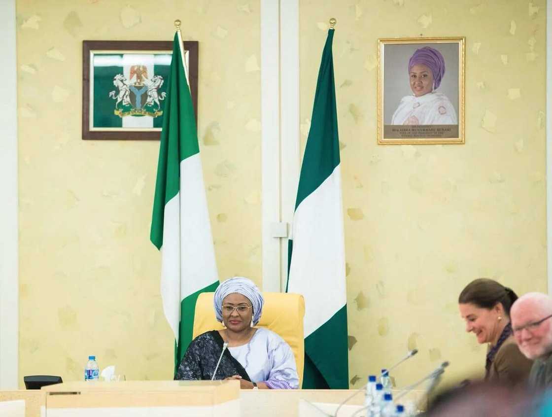 Melinda Gates visits Aisha Buhari Melinda Gates visits Aisha Buhari
