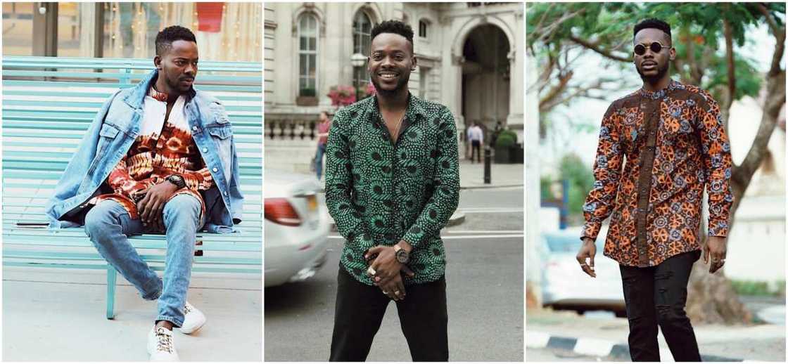 Adekunle Gold is a big fan of ankara style