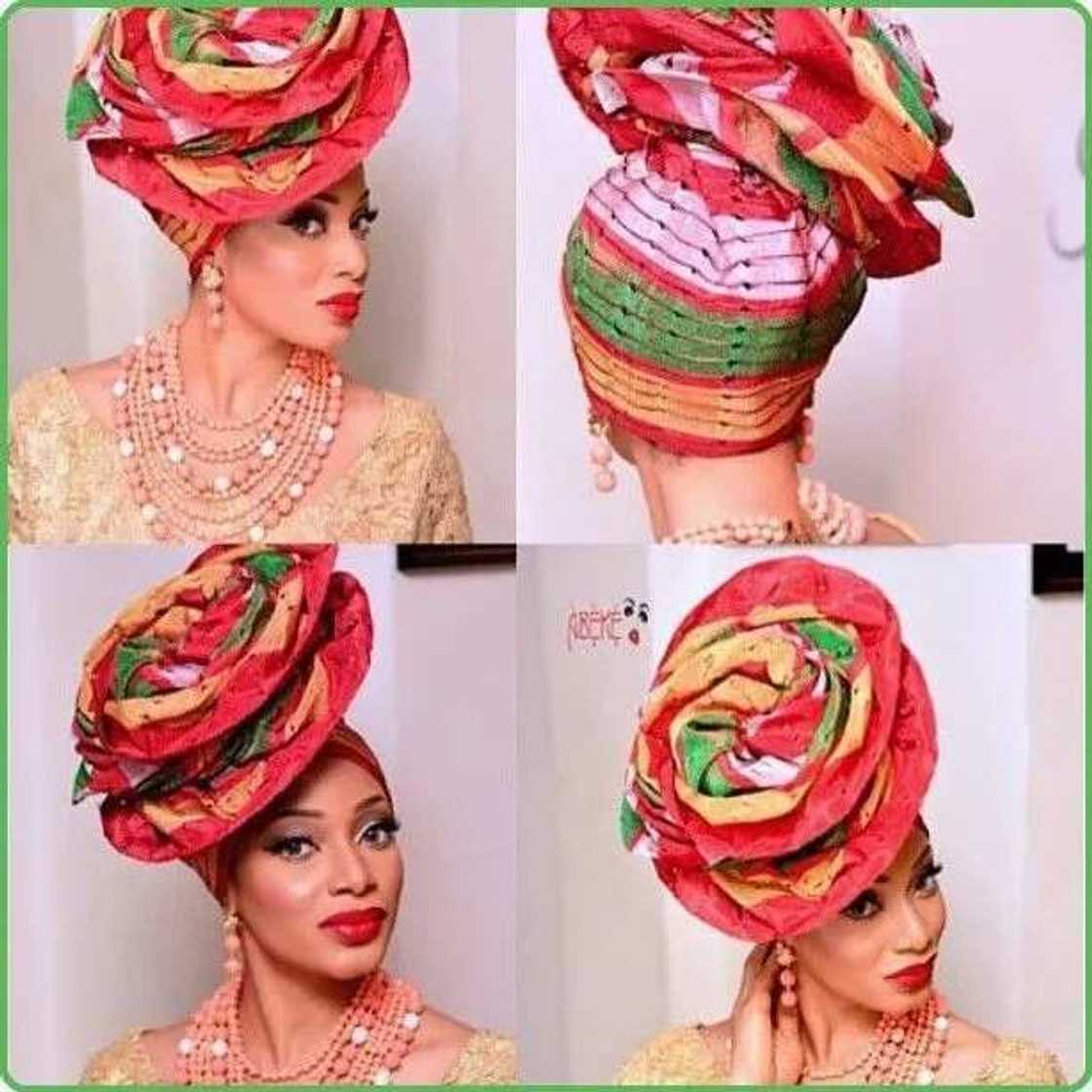 rose gele with ankara rose gele with ankara