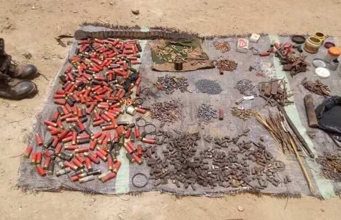 See what army recovered after raiding new Boko Haram hideout (Photos) See what army recovered after raiding new Boko Haram hideout (Photos)