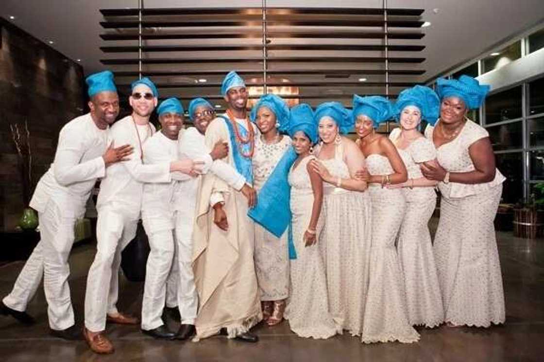 Yoruba traditional wedding color code