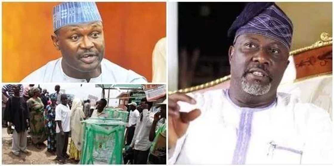 Shirin kiranye: Ba abin da zai hana mu aiki game da Dino Melaye-INEC Shirin kiranye: Ba abin da zai hana mu aiki game da Dino Melaye-INEC