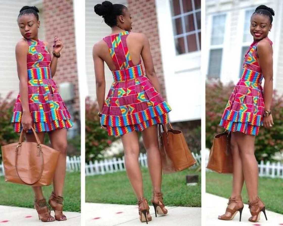 Ankara short dress