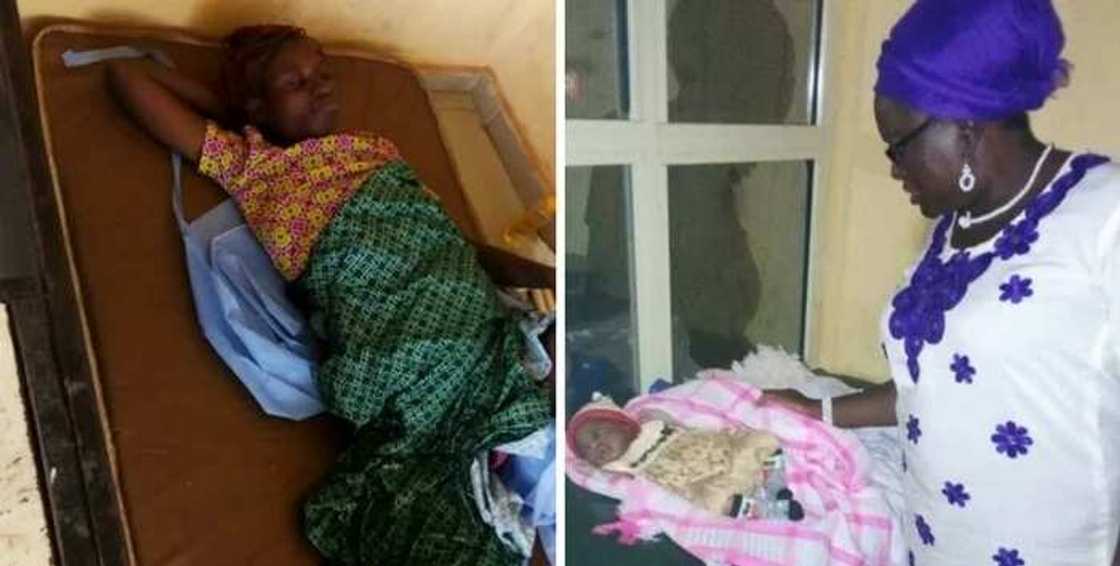 Mahaukaciya da ta haihu ta samu tallafi daga gwamnati (hotuna) Mahaukaciya da ta haihu ta samu tallafi daga gwamnati (hotuna)