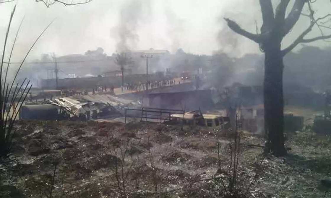 Graphic Photos: Anambra Gas Plant Explosion Kills Over 100