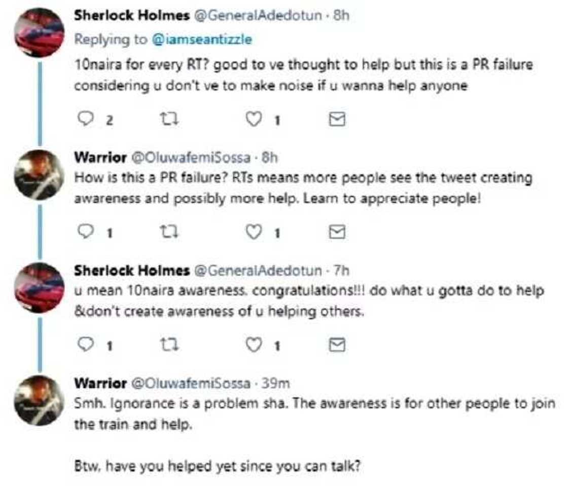 Singer, Sean Tizzle, offers to pay N10 for every retweet he gets for his tweet on Benue flood Singer, Sean Tizzle, offers to pay N10 for every retweet he gets for his tweet on Benue flood