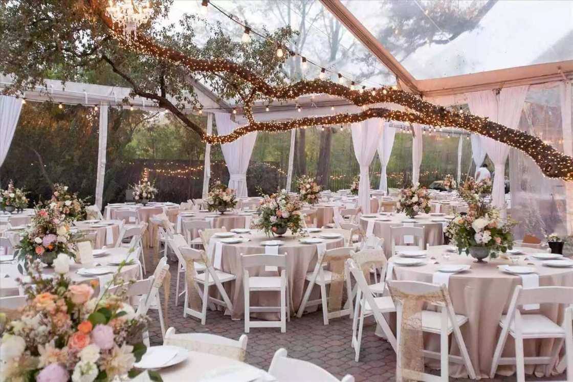 Outdoor wedding venue