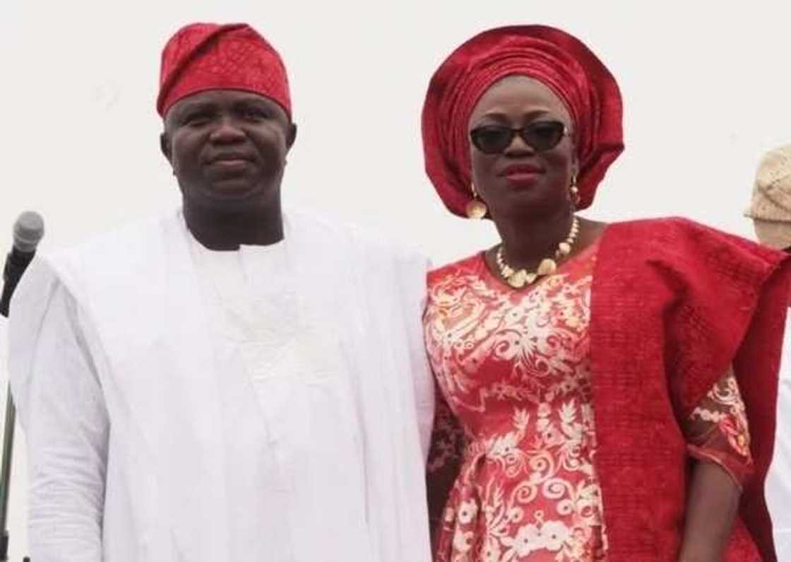 Akinwunmi Ambode and his first lady Akinwunmi Ambode and his first lady