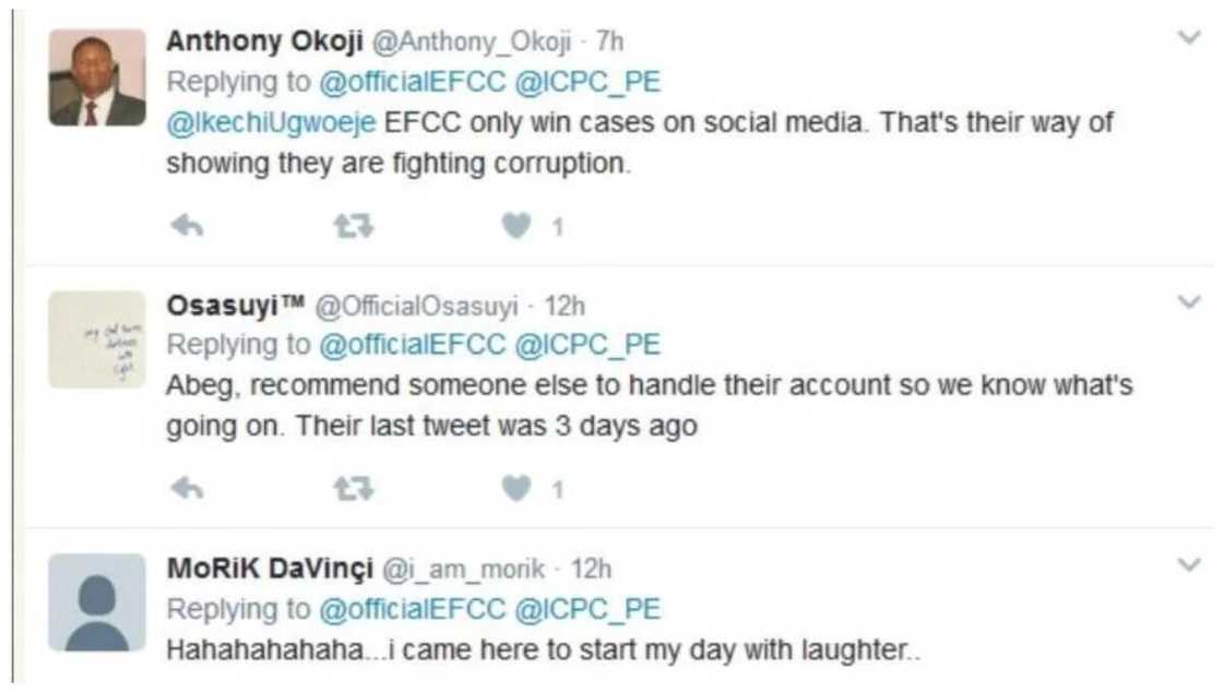 EFCC mocks ICPC over corruption war, calls it an introvert EFCC mocks ICPC over corruption war, calls it an introvert
