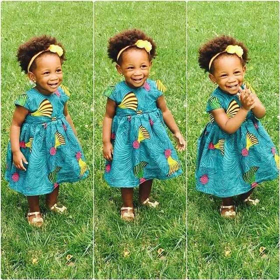 Latest ankara styles for baby girl Legit.ng