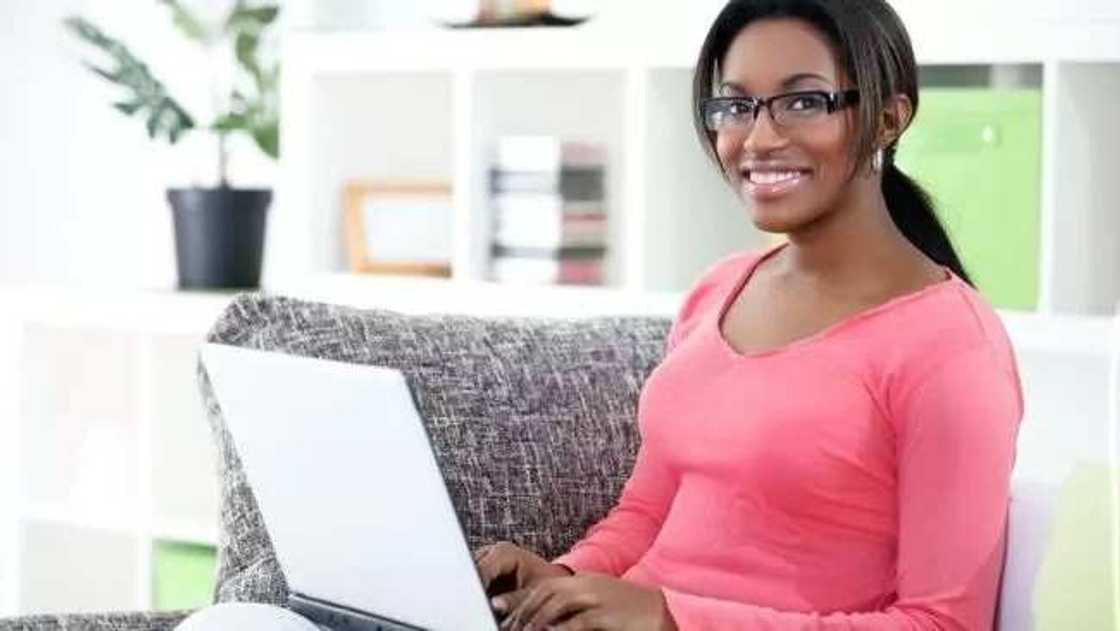 Woman on laptop