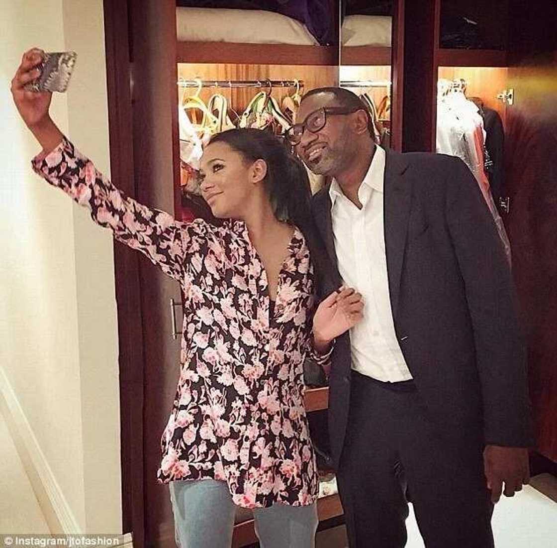 Femi Otedola and Temi Femi Otedola and Temi