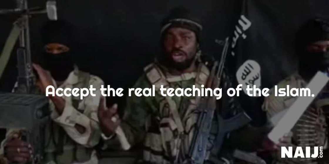 6 very cold threats Shekau made in his latest appearance 6 very cold threats Shekau made in his latest appearance