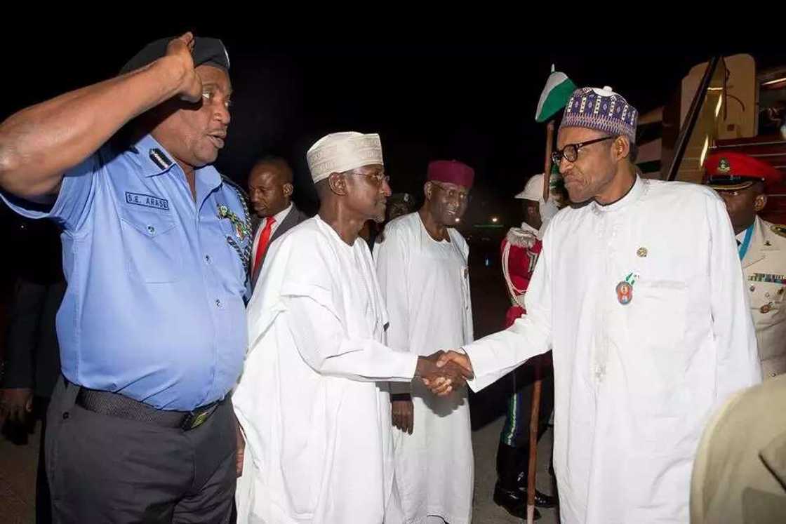 Muhammadu Buhari Returns From South Africa