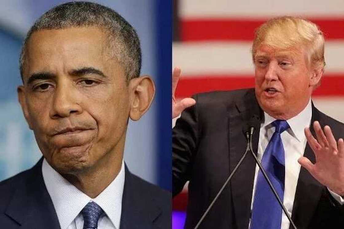 Donald Trump says he inherited a mess from Obama's government Donald Trump says he inherited a mess from Obama's government