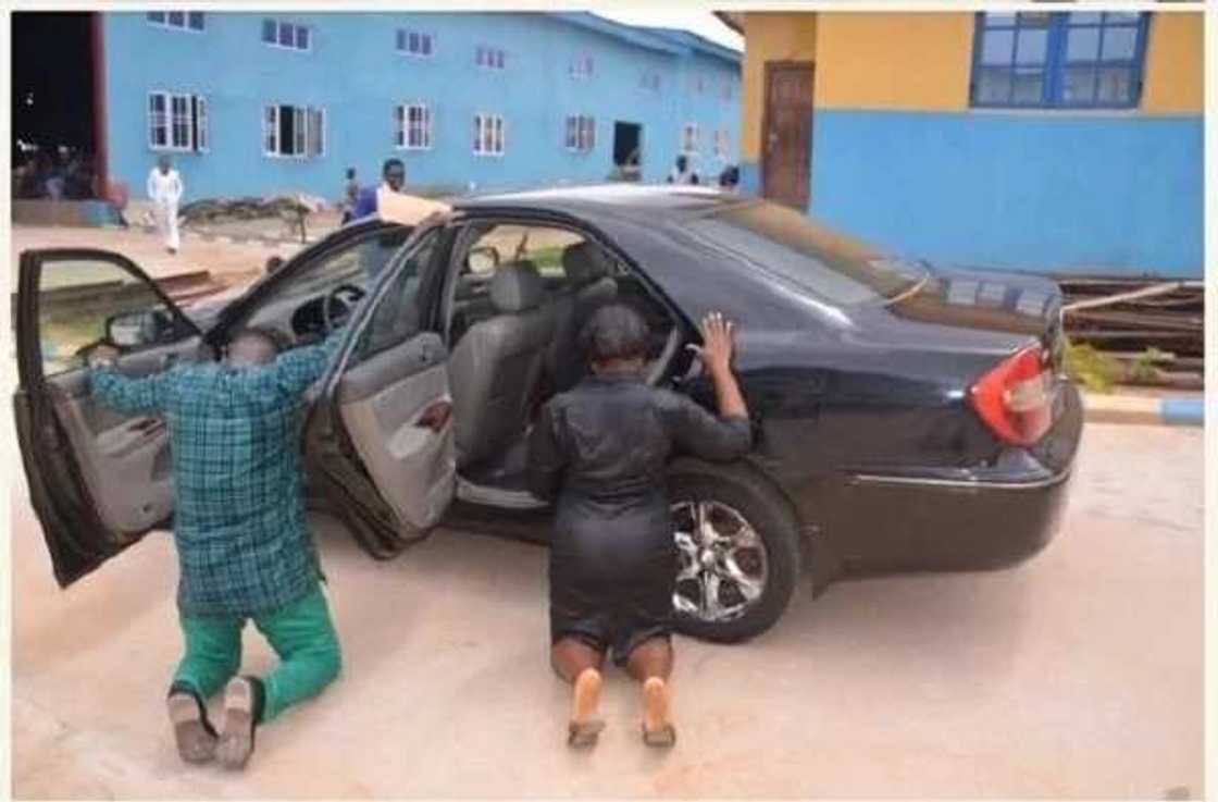 Apostle Suleman Gifts A Woman A Toyota Camry In Church Today (Photos)