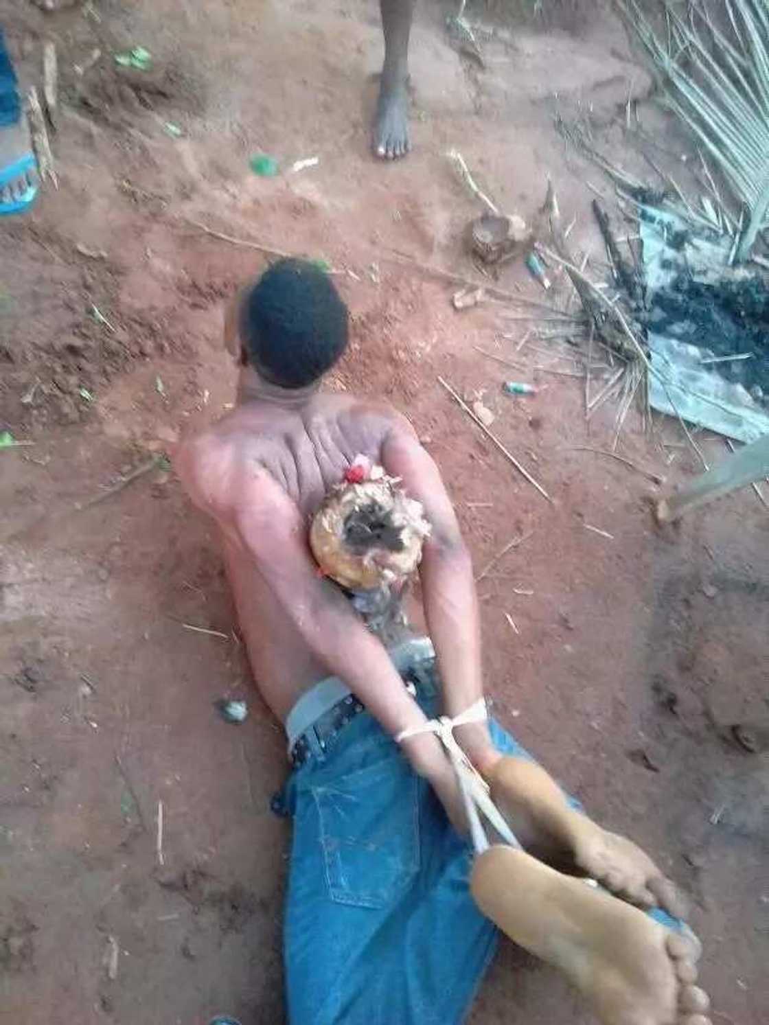 How fake pastor caught trying to bury charm in neighbor's compound How fake pastor caught trying to bury charm in neighbor's compound