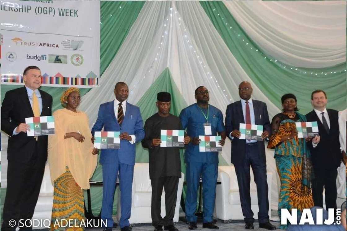 Osinbajo attends OGP week opening ceremony, details FG's efforts in fighting corruption Osinbajo attends OGP week opening ceremony, details FG's efforts in fighting corruption