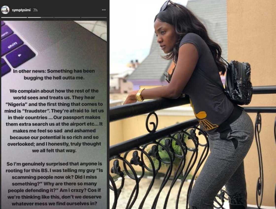 Talented singer Simi publicly supports Noble Igwe as he maintains his stand on fraud Talented singer Simi publicly supports Noble Igwe as he maintains his stand on fraud