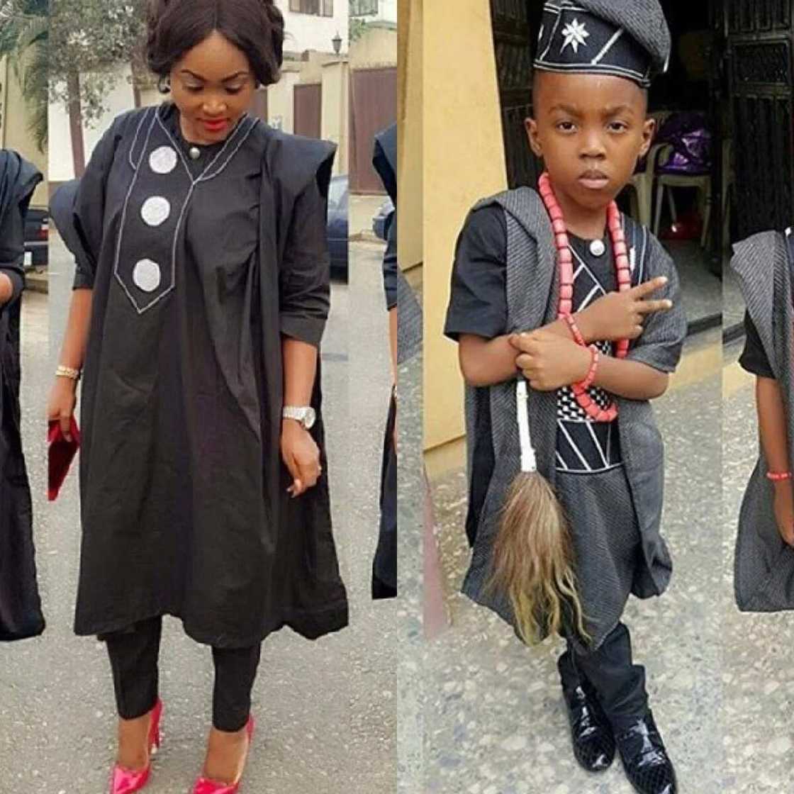 Mercy Aigbe daughter and son