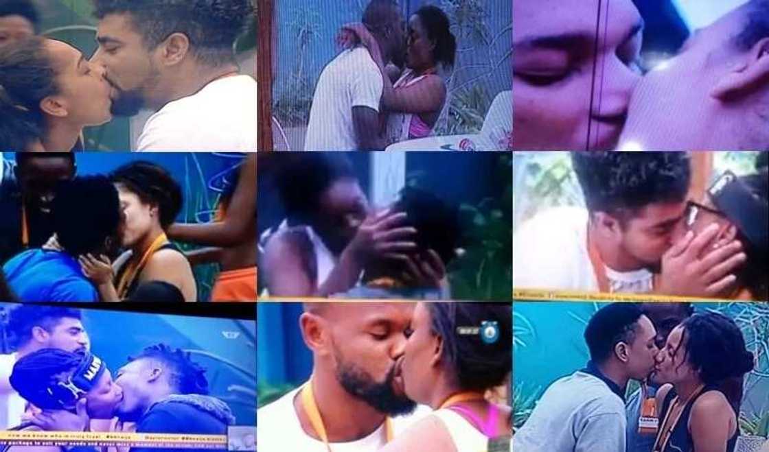 Big Brother Naija housemates do a kissing game (Photos) Big Brother Naija housemates do a kissing game (Photos)