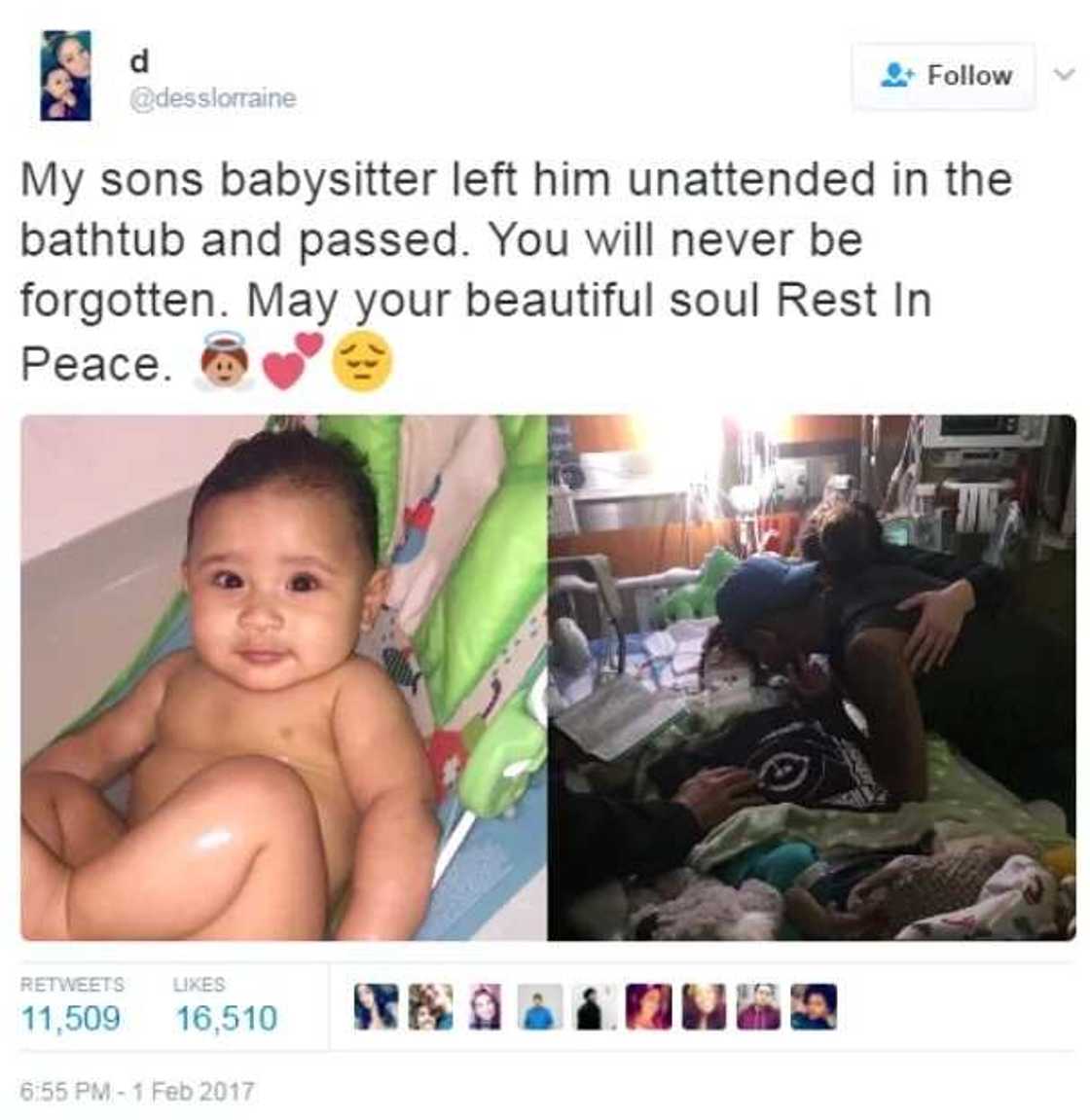 Babysitter kills 8-months-old baby in the bathtub (photos) Babysitter kills 8-months-old baby in the bathtub (photos)
