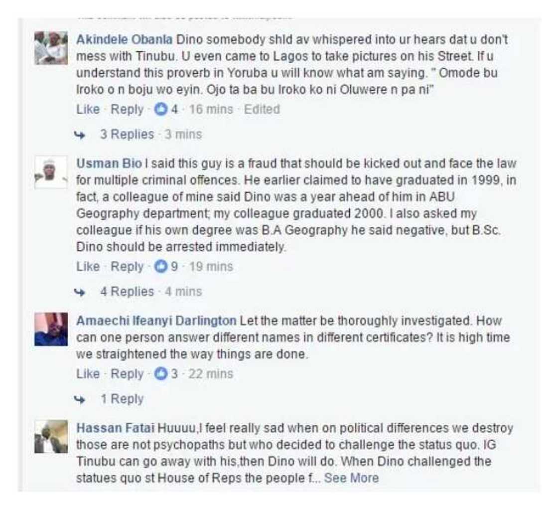 Dino Melaye’s Bachelor of Arts certificate fake - ABU Dino Melaye’s Bachelor of Arts certificate fake - ABU