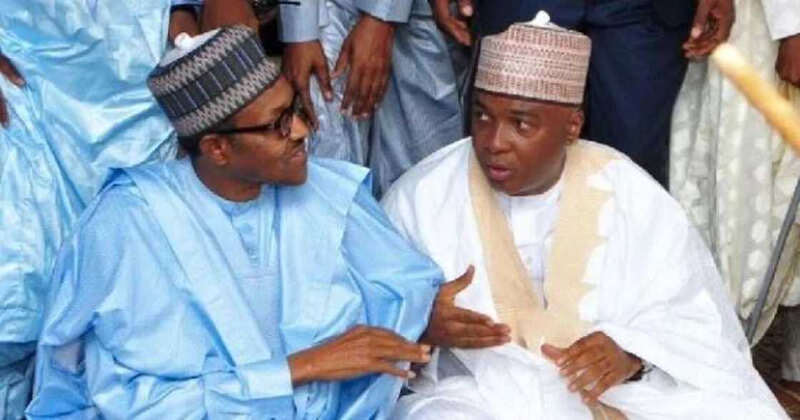 Magoya bayan Buhari da Saraki sun yi arangama a filin jirgin Ilori