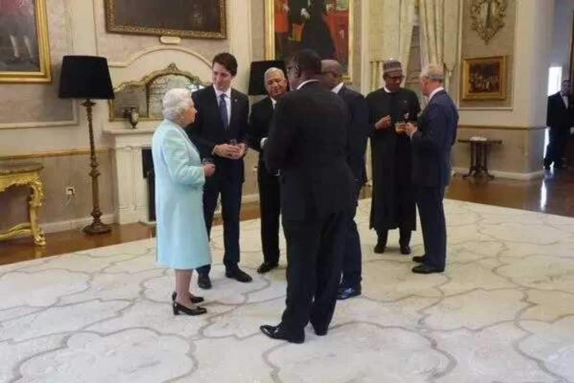 Buhari Talks With Queen Elizabeth II