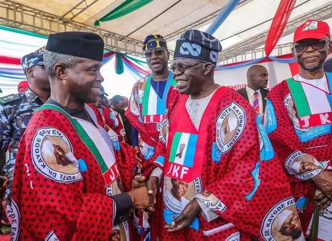 Mamayar majalisa: Osinbajo ya ceci Najeriya daga tozarci - Tinubu Mamayar majalisa: Osinbajo ya ceci Najeriya daga tozarci - Tinubu