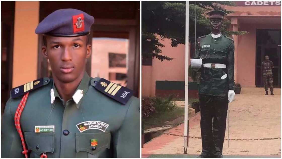 Dan Arewan da ya ba da mamaki a lokacin bikin yaye daliban makarantar sojoji Dan Arewan da ya ba da mamaki a lokacin bikin yaye daliban makarantar sojoji