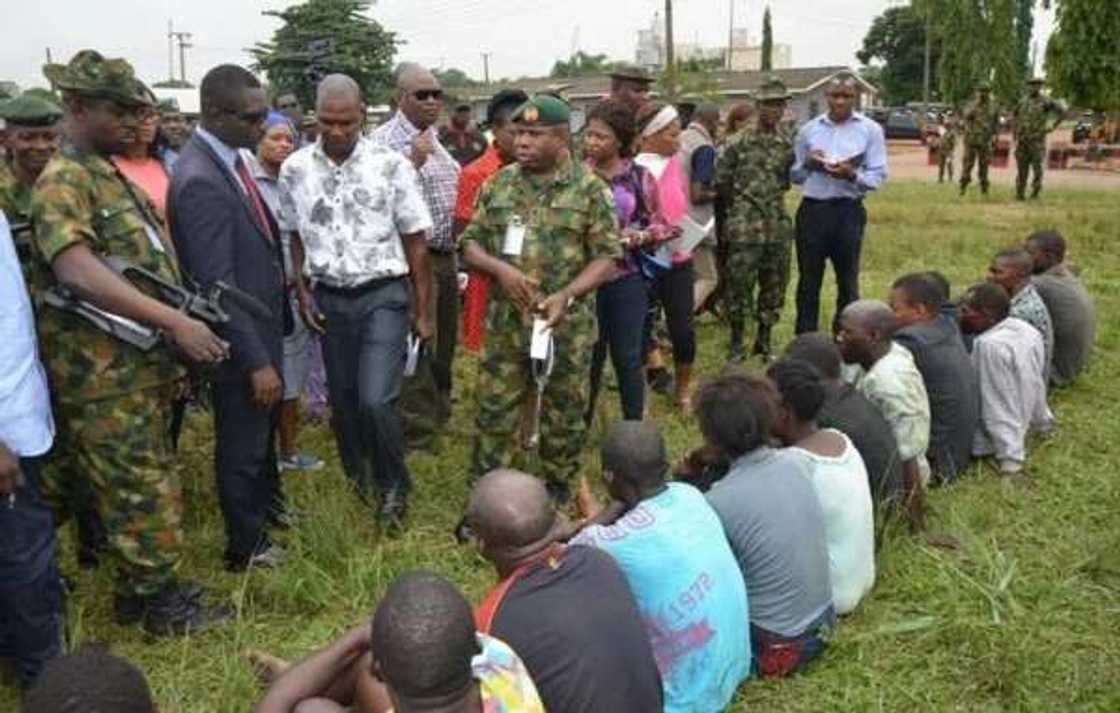 Nigerian Army releases identities of suspected pipeline vandals arrested in Ogun Nigerian Army releases identities of suspected pipeline vandals arrested in Ogun