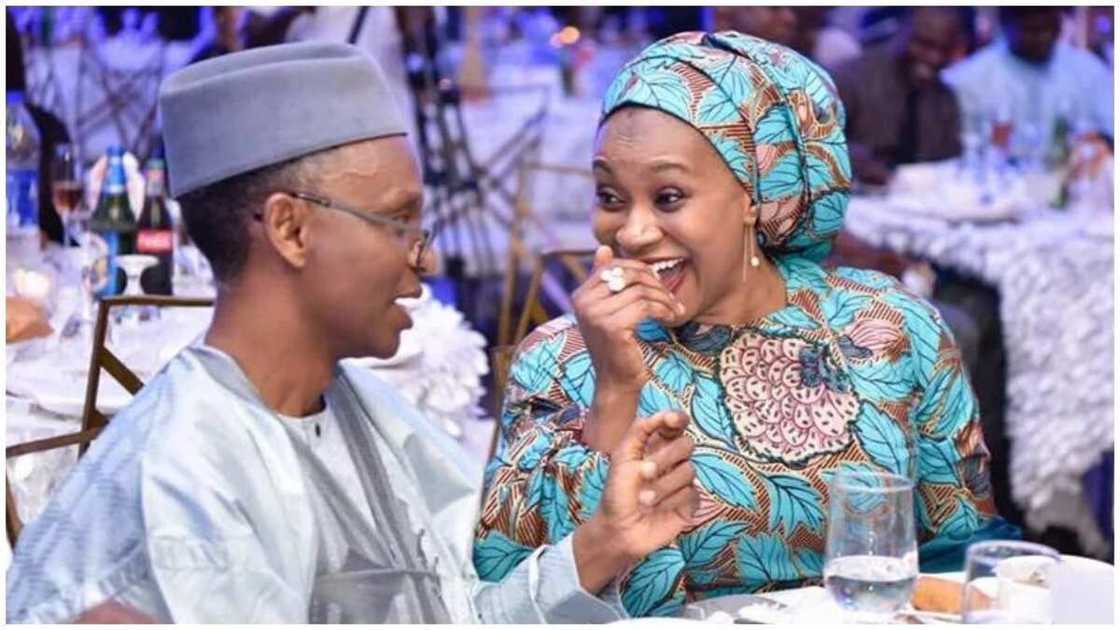 Nasir El-Rufai da matarsa sunyi shar a sabbin hotuna Nasir El-Rufai da matarsa sunyi shar a sabbin hotuna