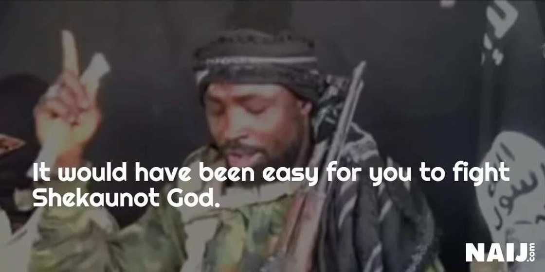 6 very cold threats Shekau made in his latest appearance