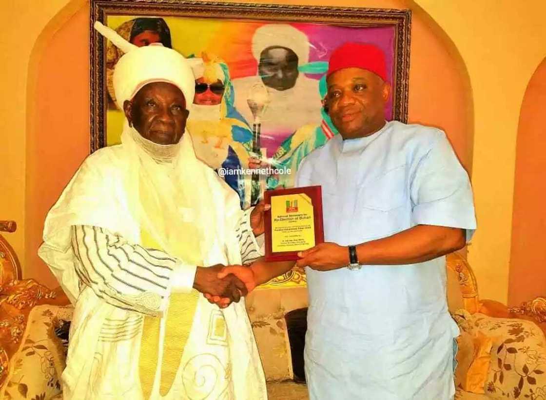 Mai martaba Sarkin Daura ya nada Orji Uzor Kalu wata babbar sarauta a masarautar Daura