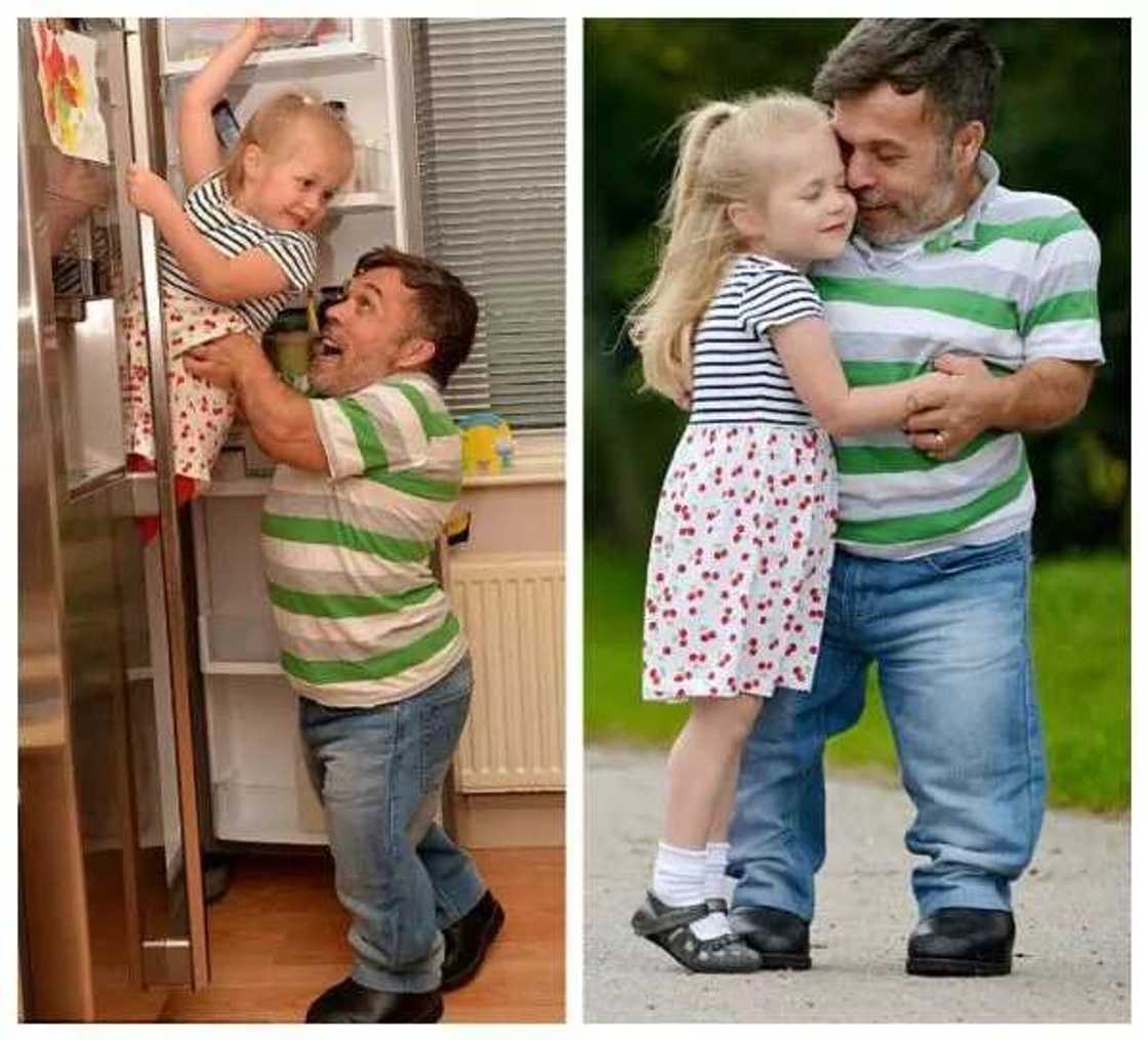 Dwarf Father Shares Special Bond With His 4-Yr-Old Daughter Dwarf Father Shares Special Bond With His 4-Yr-Old Daughter