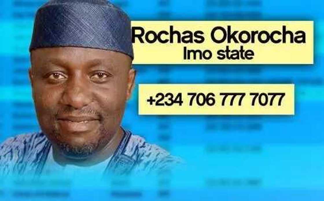 Phone numbers of serving governors in Nigeria published