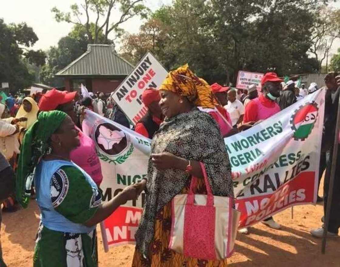 Gani ya kori ji: Dubi yadda kungiyar kwadago da ma'aikata ke gudanar da zanga-zanga a jihar Kaduna