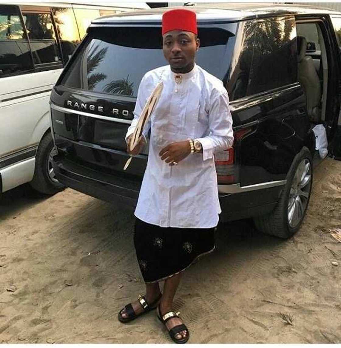 Davido in Igbo cultural dressing Davido in Igbo cultural dressing