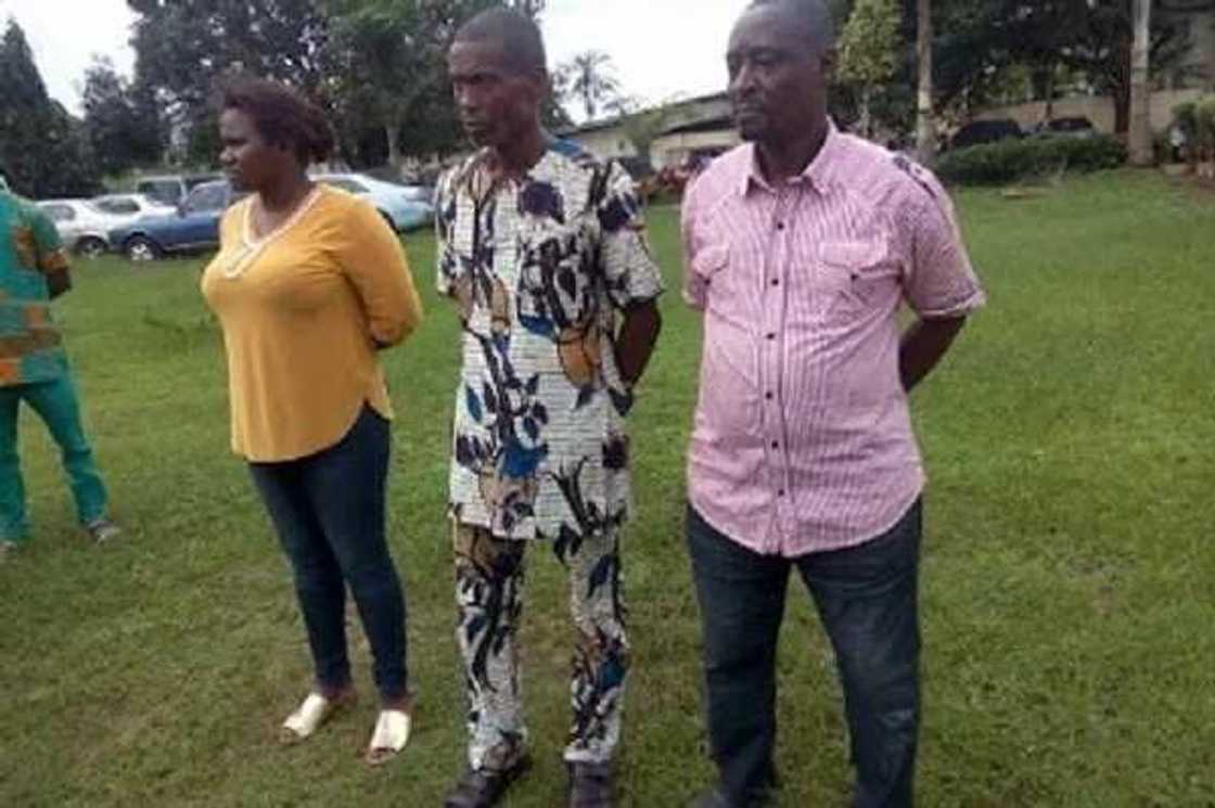 Police parades suspected fraudsters scamming people with President Buhari’s name