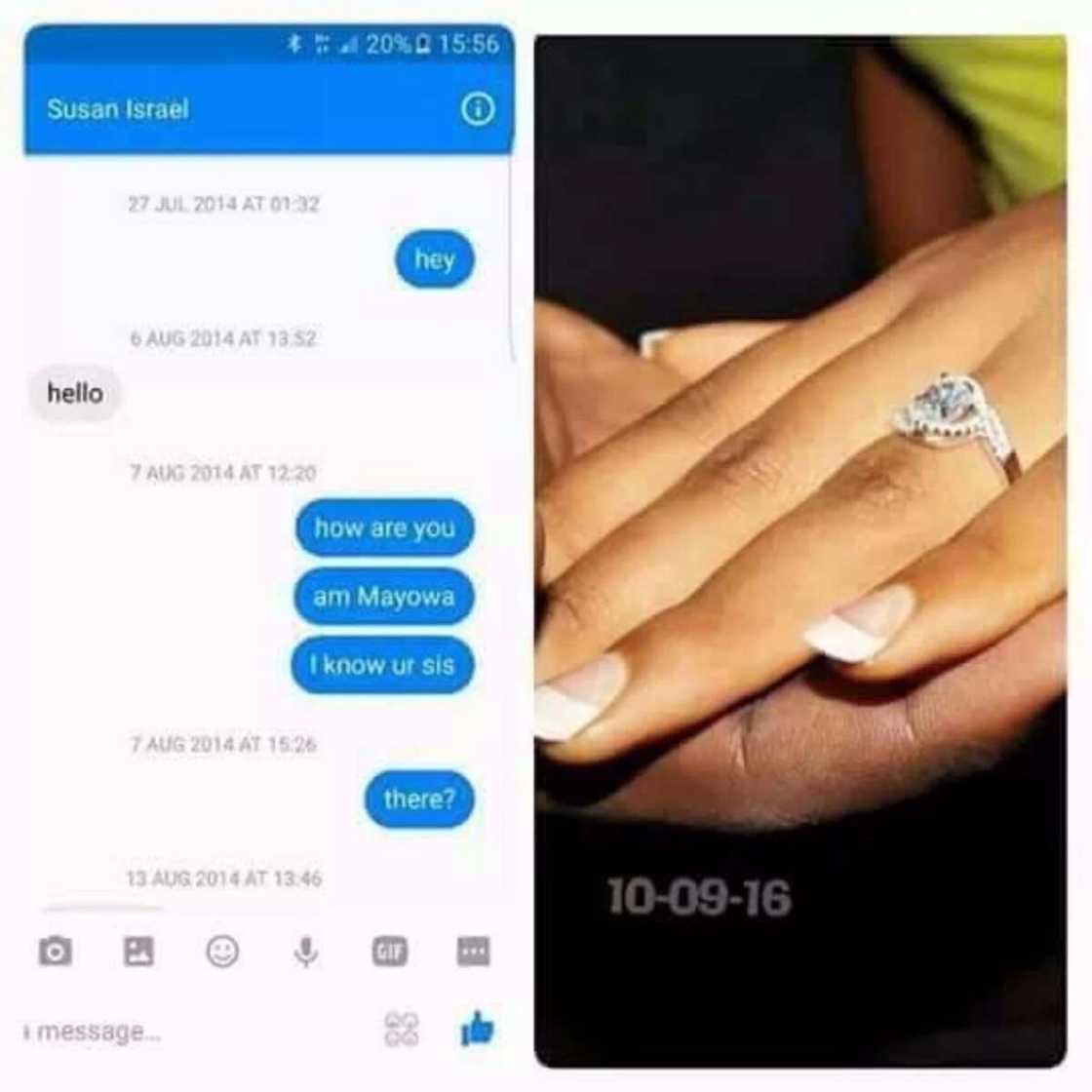 It started with a 'Hey' - Nigerian man recounts how he met his wife on Facebook It started with a 'Hey' - Nigerian man recounts how he met his wife on Facebook