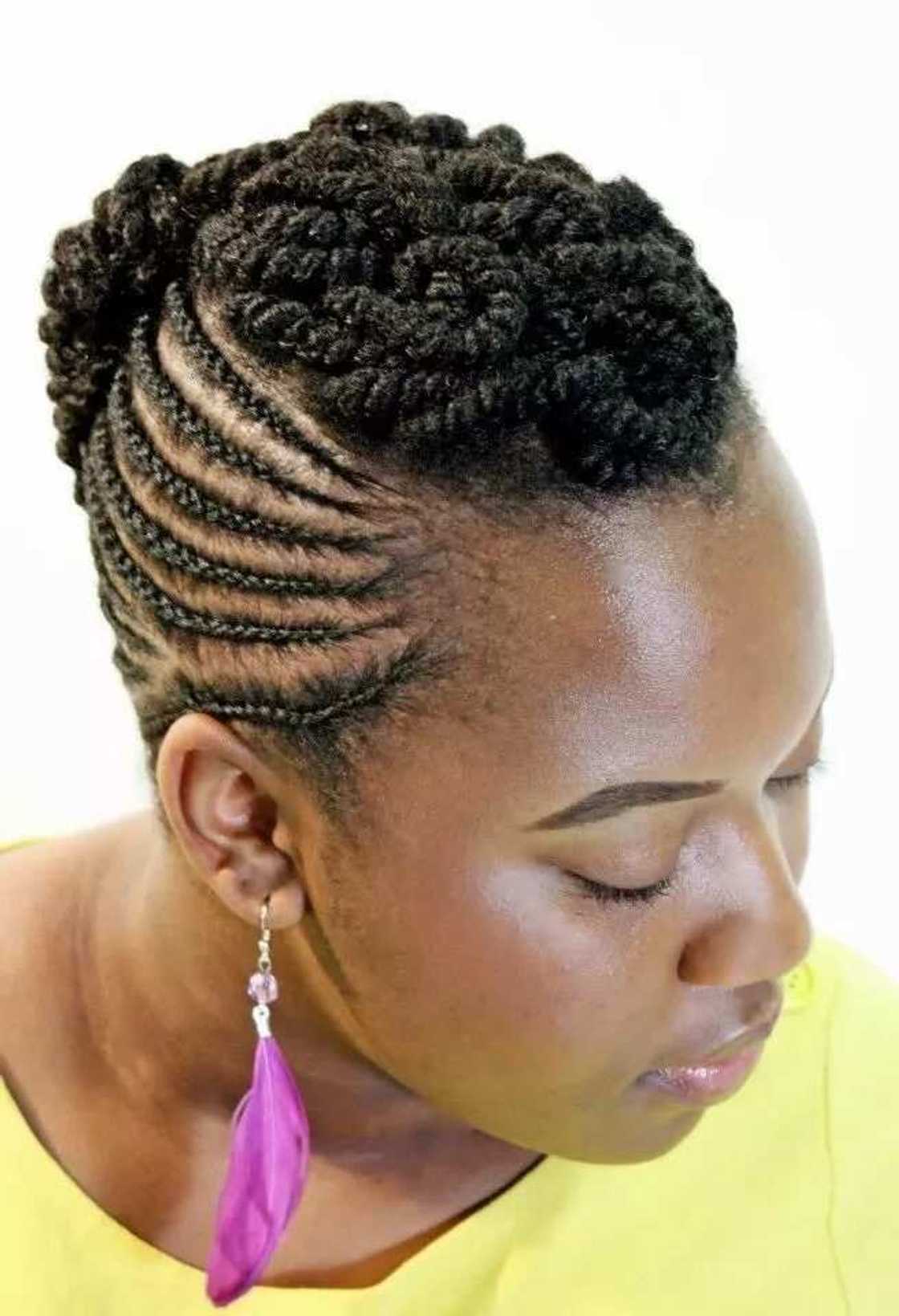 Natural hair twist and braid styles