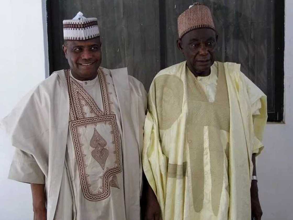 Hotuna: Gwamna Tambuwal ya ziyarci Shagari da tsofafin gwamnonin jihar sokoto