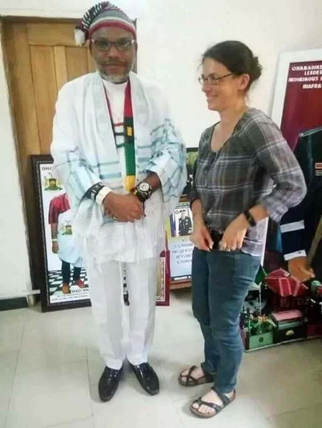 Special guest visits IPOB leader, Nnamdi Kanu all the way from Germany Special guest visits IPOB leader, Nnamdi Kanu all the way from Germany
