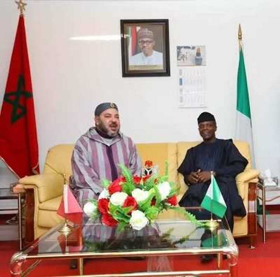 Sarki Mohammed VI na Morocco ya ziyarci Najeriya Sarki Mohammed VI na Morocco ya ziyarci Najeriya