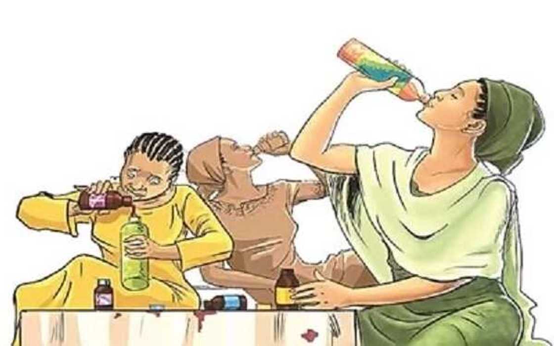 Samari da 'yan mata a Kano na kwankwadar kalaben maganin mura miliyan 3 kullum Samari da 'yan mata a Kano na kwankwadar kalaben maganin mura miliyan 3 kullum