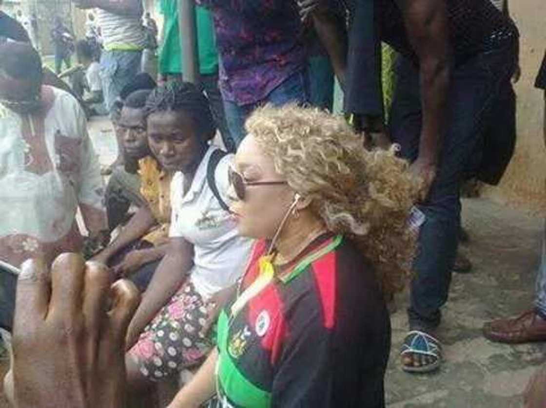 Kanu’s Family Joins Pro-Biafra Protest Kanu’s Family Joins Pro-Biafra Protest