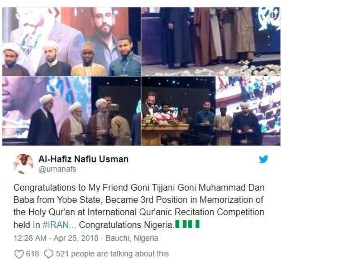 Dan Najeriya ya ci gagarumar kyauta a musabaka a kasar Iran Dan Najeriya ya ci gagarumar kyauta a musabaka a kasar Iran